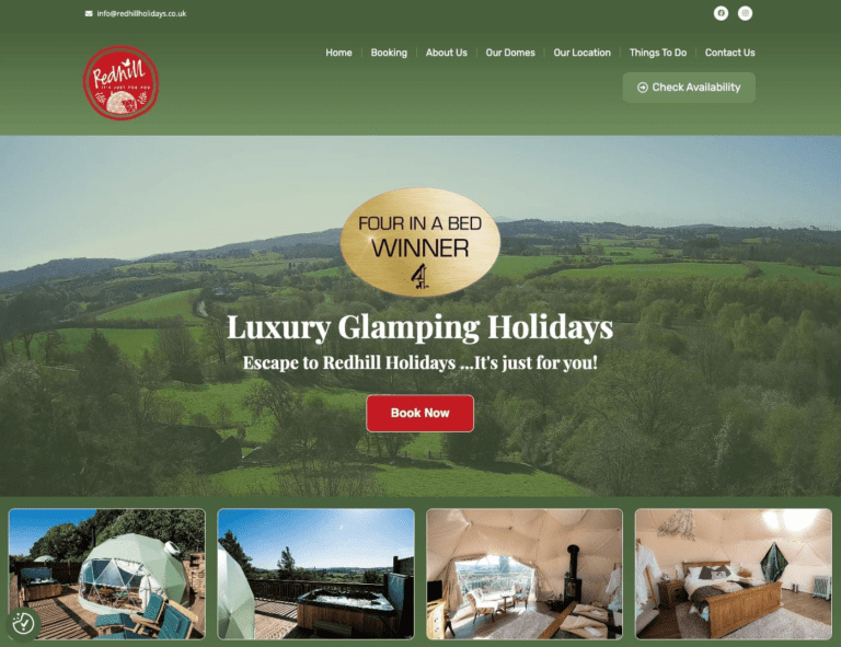 Welcome to Redhill Holidays new website